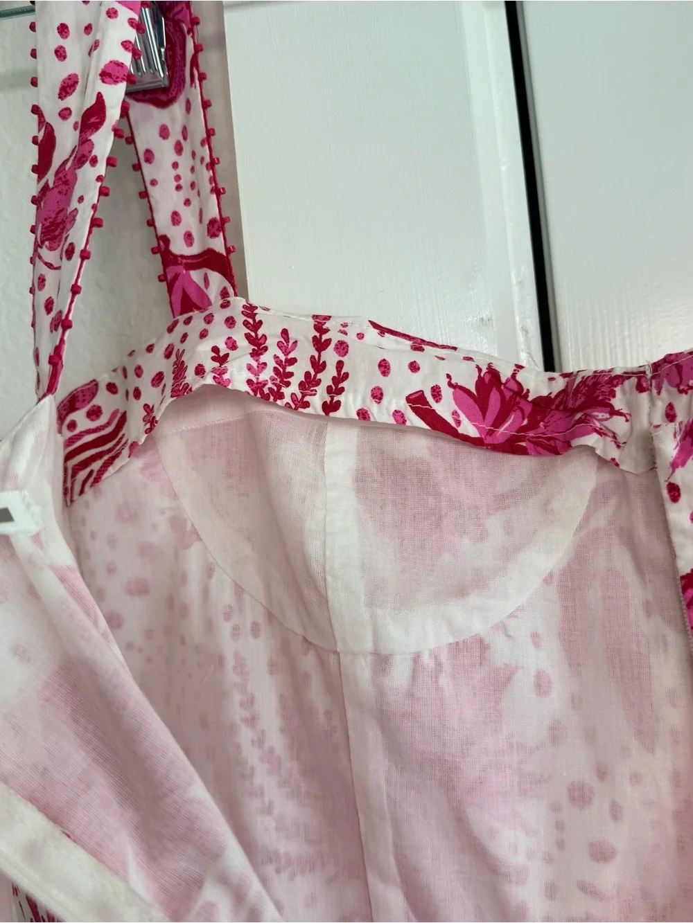 Zara Pink Floral Cutout Maxi Dress - Picture 8 of 13